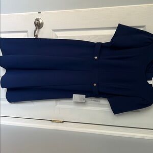 Royal blue midi dress NWT